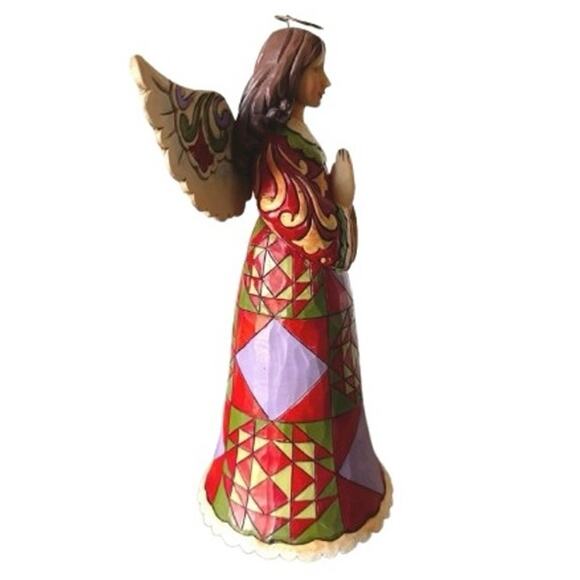 Jim Shore 2012 Christmas Praying Angel Peaceful Prayer Figurine 4027782 Retired - Picture 4 of 6